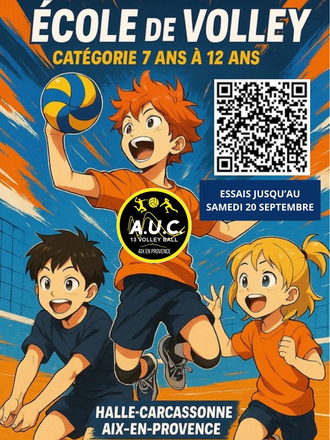 INSCRIPTION ECOLE DE VOLLEY